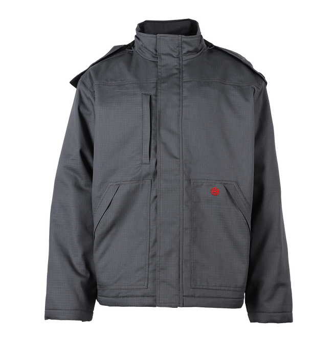 NKE FR Ripstop Insulated Jacket – CAT 3, NFPA 2112, Grey (NKIJ-RP-6001-GY)