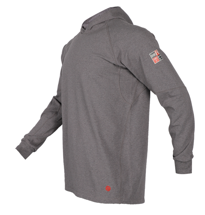 NKE FR Lightweight Flex Hoodie Charcoal Grey