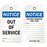 Out of Service Eco Tag - Pack of 20
