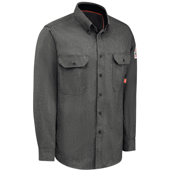Bulwark Mens iQ series Lightweight Comfort Enhanced Visibility Shirt
