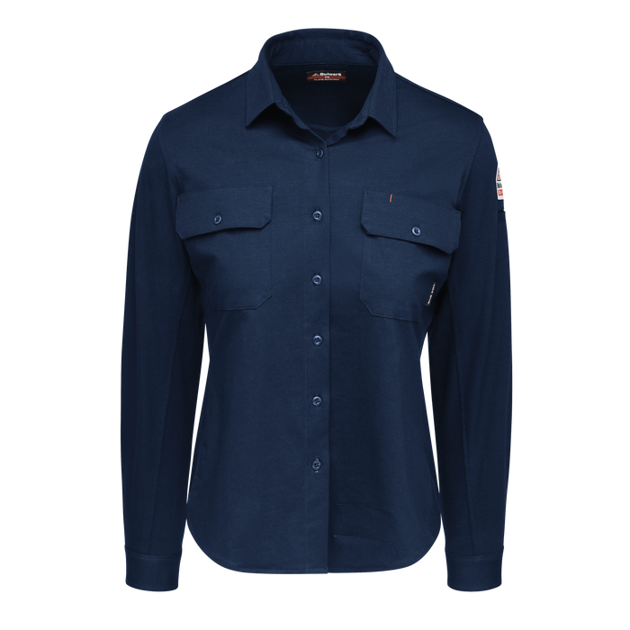 Bulwark Women's FR Flex Knit Button-Down Shirt