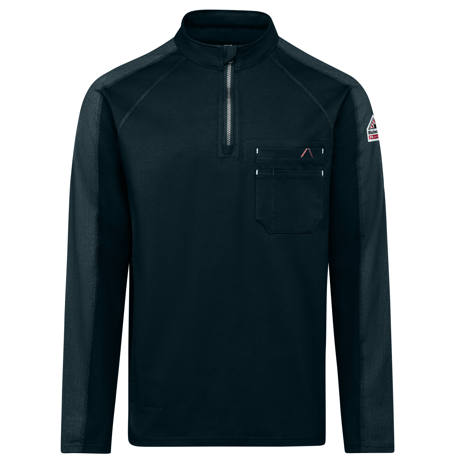 Reinforced Bulwark アーティストプルーフ Bulwark Men's FR 1/4 Zip Flex Knit — Bartlett Arborist Supply