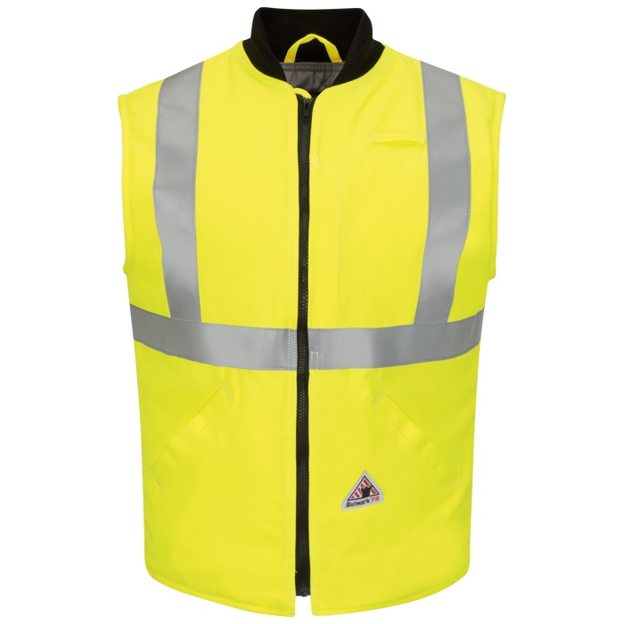 Bulwark Men's FR Hi-Visibility Insulated Vest