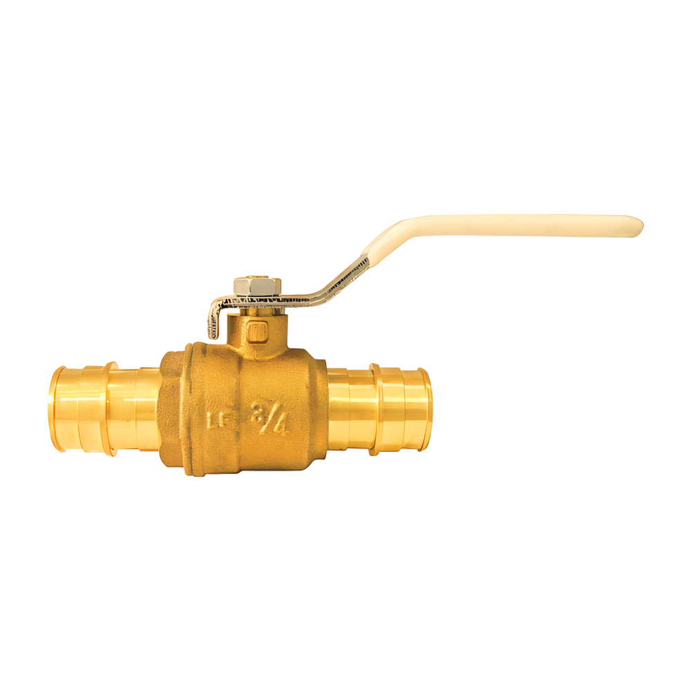 Brass PEX-A Expansion Barb Ball Valve