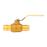 Brass PEX-A Expansion Barb Ball Valve