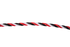 Red, white and black rope