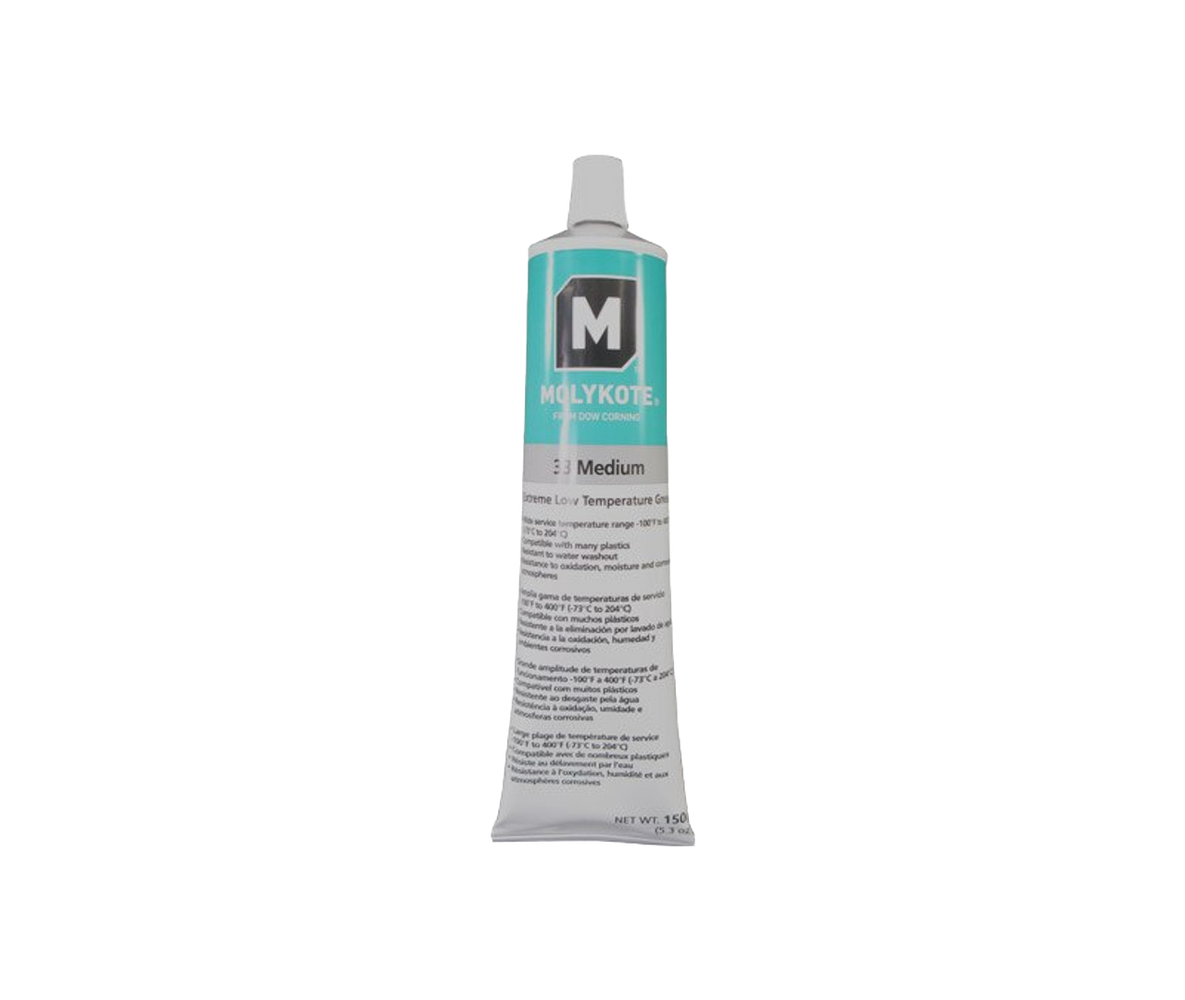 DUPONT Molykote 33 Extreme Low Temperature Bearing Grease Medium Off-White 100G