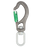 DMM Sidewinder Locksafe Swivel Connector Titanium/Green EN362 25kN