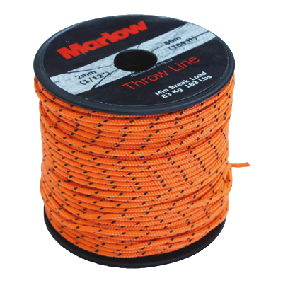 Marlow Excel Pro Throwline Orange 2mm 50m Spool