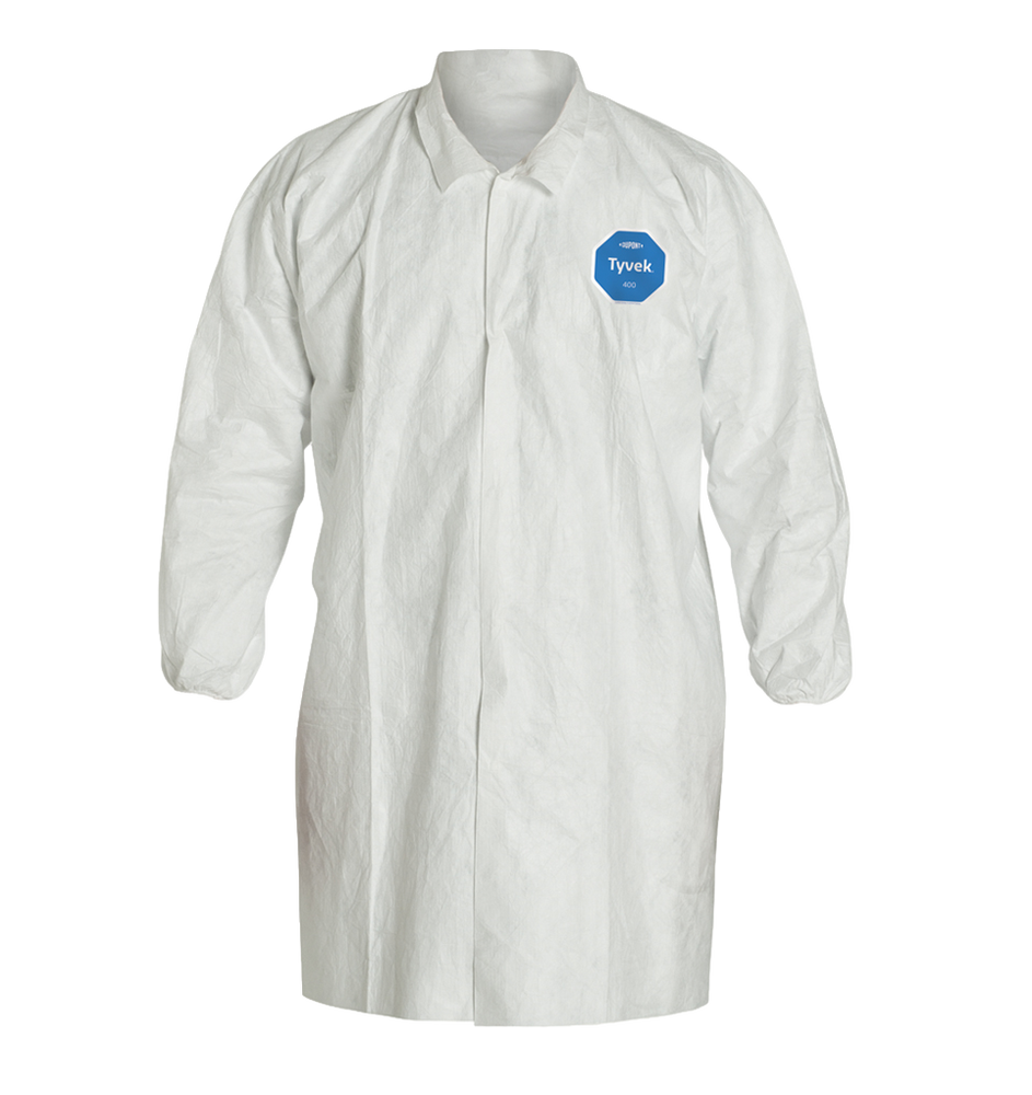 DuPont Tyvek 400 Lab Coat with No Pockets