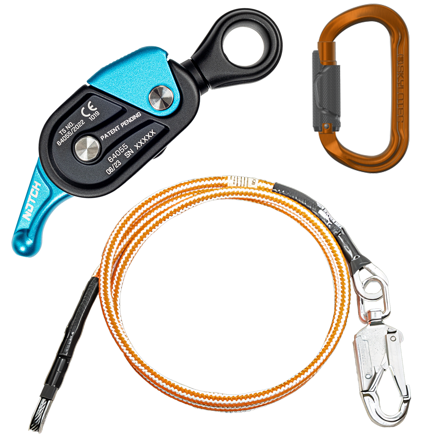 T Reign Retractable Gear Boomerang Hunting XD Retractable Gear Tether,  Carabiner, 36