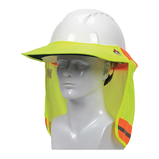 EZ Cool FR Treated Hi Viz Hard Hat Visor and Neck Shade