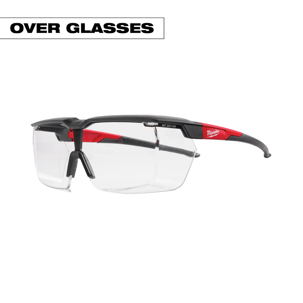 Milwaukee Over the Glasses OTG Safety Glasses Clear Dual Coat Lenses