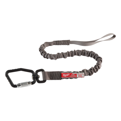 Milwaukee Locking Tool Lanyard – Shock Absorbing, ANSI/ISEA 121-2018 (15 lb & 35 lb)