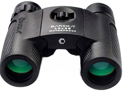 Barska 10x25mm WP Blackhawk Compact Binocular - Black