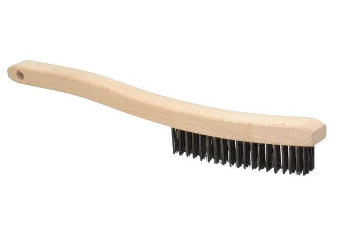 7 1/4 Inch Steel Curved Handle Scratch Brush