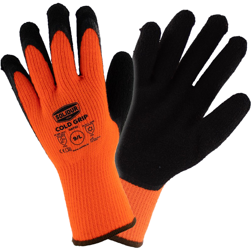 Solidur Cold Grip Gloves, Large