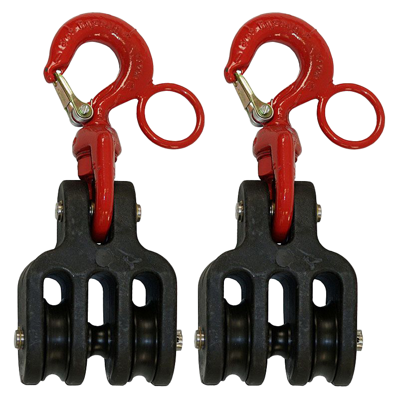 Geared Rope Block BLOCK SET w/150' Rope — Bartlett Arborist Supply