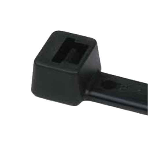 11.81" 50 lb UV Black Cable Ties