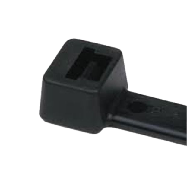 11.81" 50 lb UV Black Cable Ties