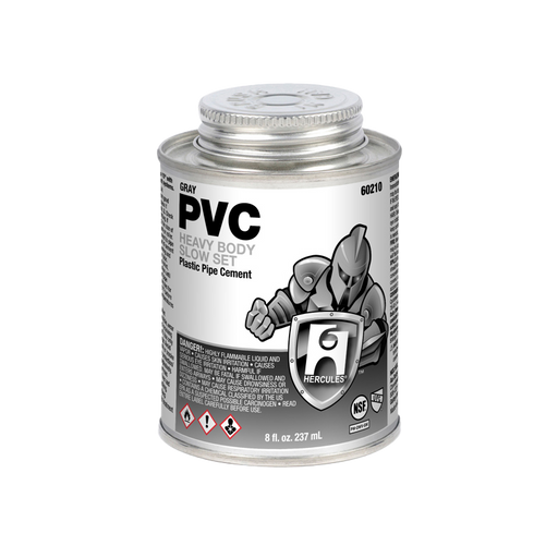 Oatey Hercules Heavy Body Slow Set Gray PVC Cement