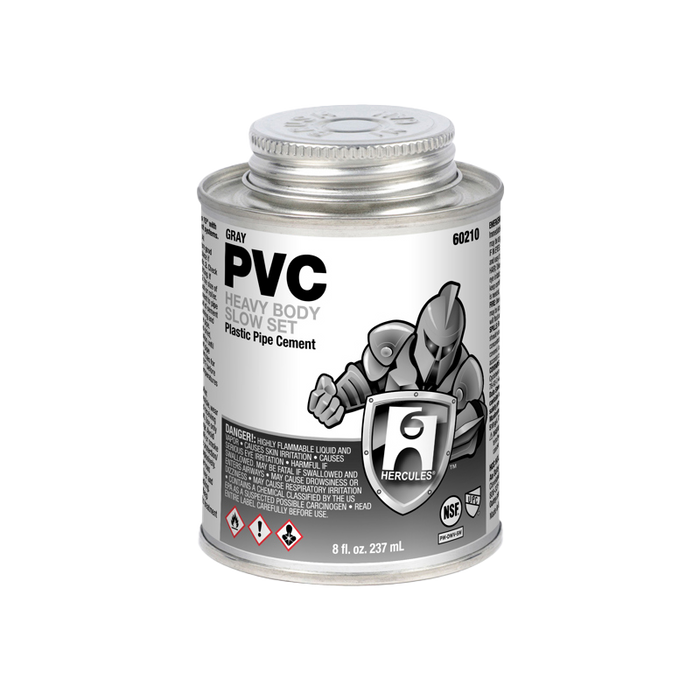 Oatey Hercules Heavy Body Slow Set Gray PVC Cement