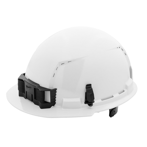 Milwaukee BOLT White Front Brim Vented Hard Hat 6-Point Ratcheting Suspension Type 1 Class C