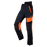 SOLIDUR COMFY CHAINSAW PANTS Black and Orange