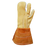 One Finger Buckskin Work Mittens