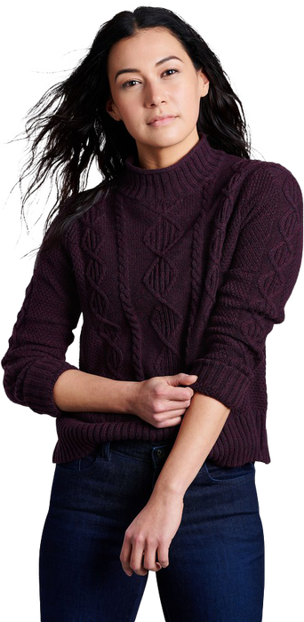 KUHL W'S HELENA CABLE SWEATER