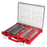 MILWAUKEE 106pc 1/4" and 3/8" Metric & SAE Ratchet and Socket Set with PACKOUT Low-Profile Organizer