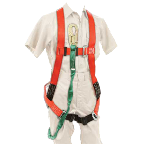 FULL BODY HARNESS WITH SHOCK LANYARD