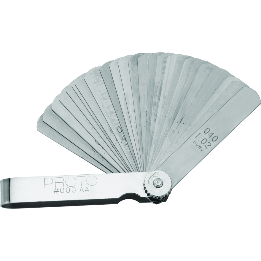 PROTO Feeler Gauge Set, 25 PC — Bartlett Arborist Supply