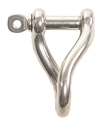 TWISTED CLEVIS, STAINLESS STEEL