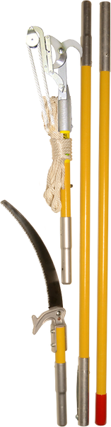 Bartlett 4-Pc Aluminum Round Pole Combo W/Bull Head