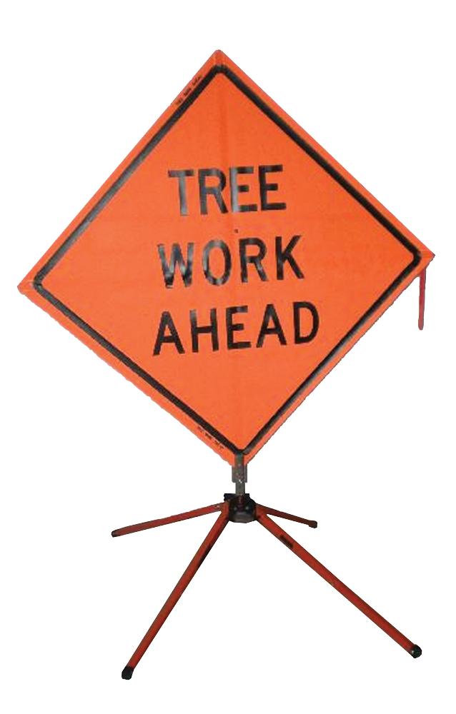 36 Inch MESH TRAFFIC SIGN — Bartlett Arborist Supply