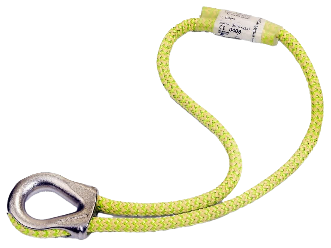 ワンズテーブルINAVANCE WHAT WE WANT TEN TO TEN TEUFELBERGER OD LOOP WITH THIMBLE — Bartlett Arborist Supply