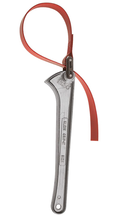 Klein Tools 1-1/2 in. to 5 in., 12 in. Grip-It Strap Wrench